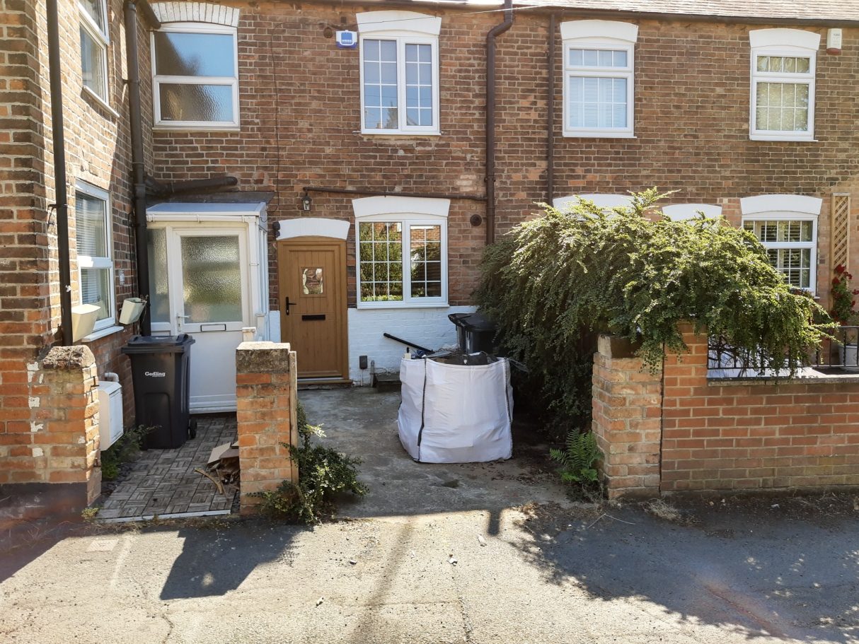 Front of cottage Front hard standing